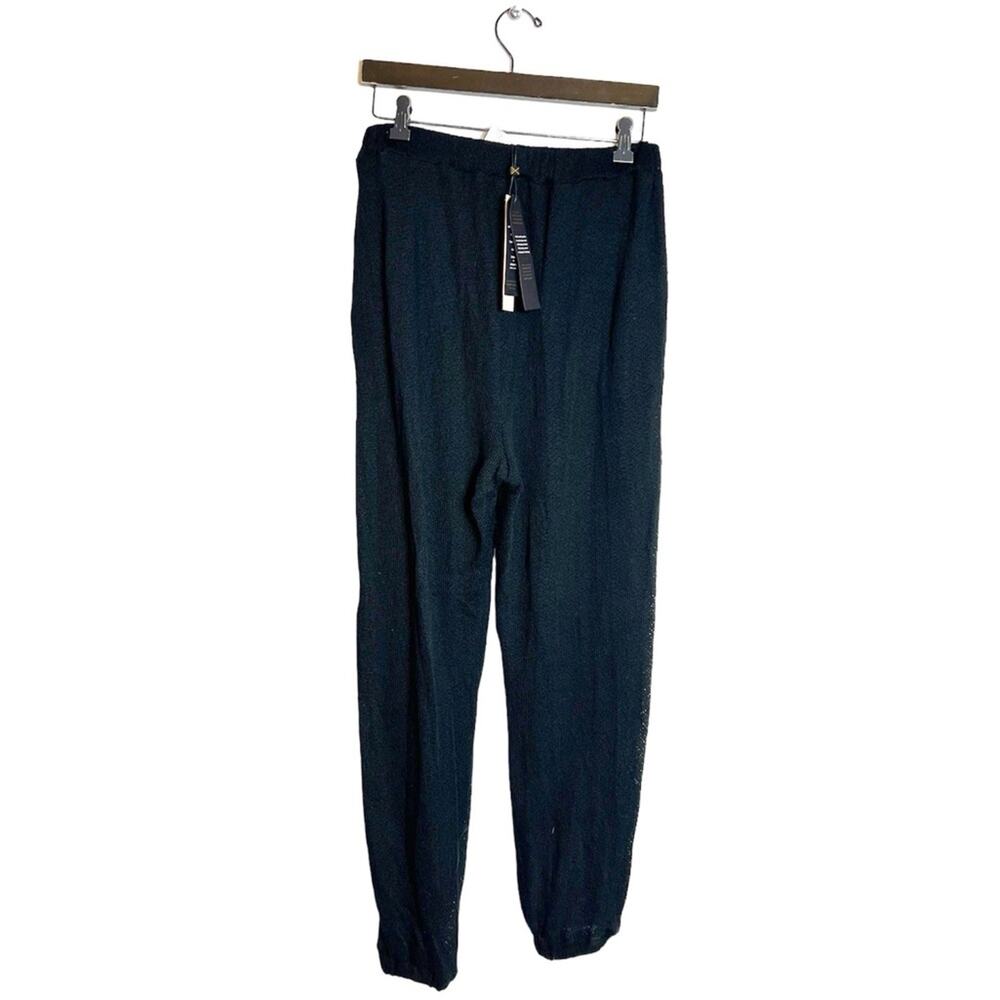 NWT Vitamin A mesh jogger pants cover up black Sz M